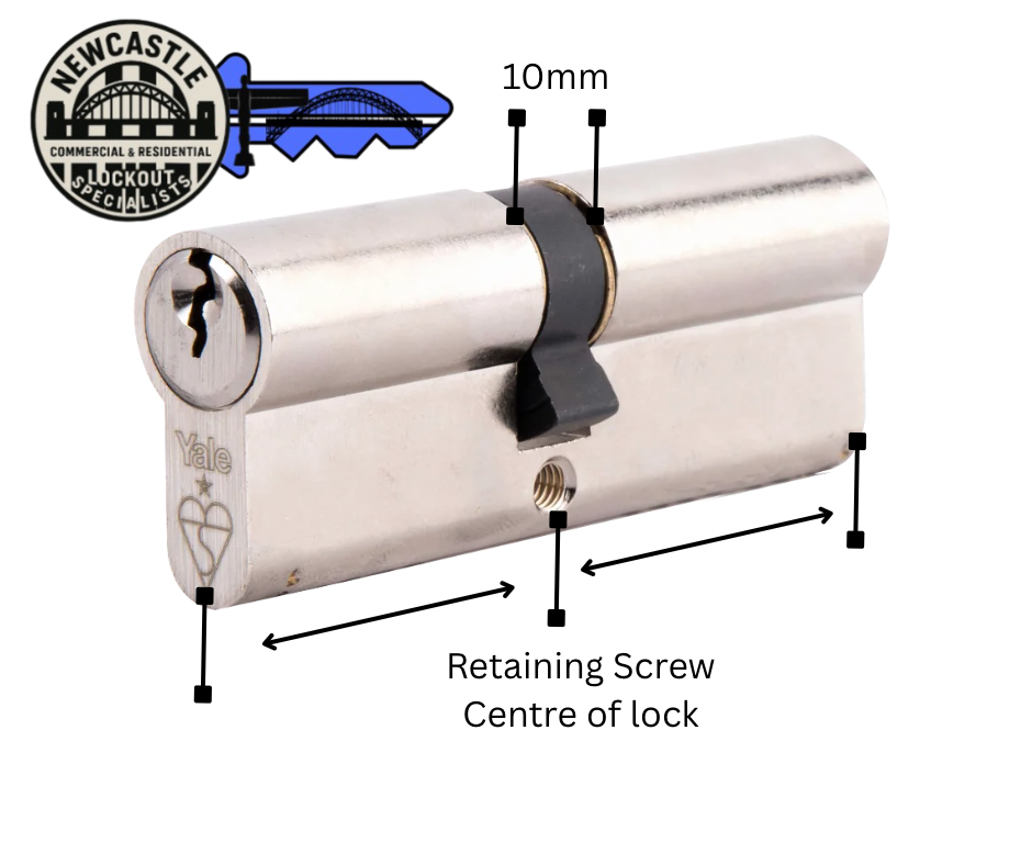 euro cylinder lock measuring guide Newcastle Commercial and Residential Lockout Specialists