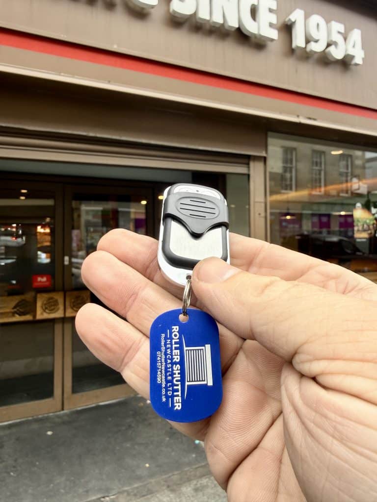 Roller shutter remote programming Burger King Newcastle NE1
